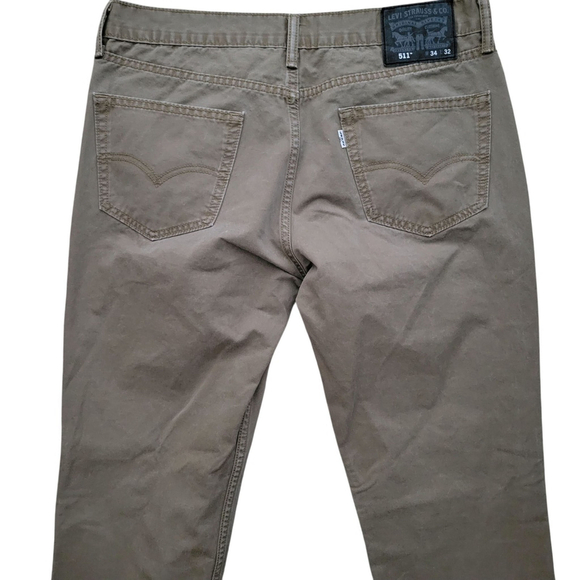 Levi's 511 Straight Jeans Size 34/32 Men's Excellent Condition - Picture 6 of 9